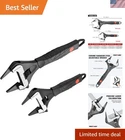 Maxpower Adjustable Wrench Set - Dual Scale, 6" & 10" For Ultimate Versatility New. Price: $61.19.