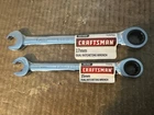 N.o.s. Craftsman Metric 2 Pc Dual Ratcheting Combination Wrenches 15 Mm & 17 New. Price: $17.99.