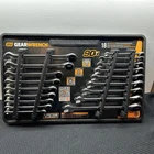 Gearwrench Sae/mm 90-TOOTH Pro Combination Ratcheting Tool Set 18-PIECE New. Price: $69.98.