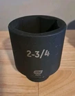Gearwrench 84274,1" Drive, 2-3/4" Deep Impact Socket, 6 Point, Black Oxide New. Price: $150.00.