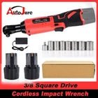12V Electric Cordless Ratchet 3/8"RIGHT Angle Wrench Impact Power Tool Battery New. Price: $34.59.