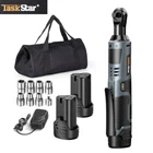 Taskstar Electric Cordless Ratchet Wrench 3/8'' 40NM 200RPM X2000MAH Battery New. Price: $49.99.