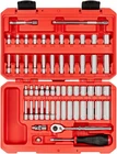 Tekton SKT05304 1/4 Inch Drive 12-POINT Socket And Ratchet Set, 56-PIECE New. Price: $106.75.