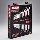 Icon WCS-14 Combination Wrench Set Sae 14PC Chrome Finish (64710) New Box. Price: $99.99.
