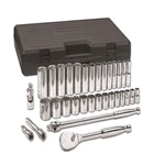 Gearwrench 33 Pc. 1/2 Drive 6 Pt. Mechanics Tool Set Standard Deep Sae - 80715 New. Price: $218.35.