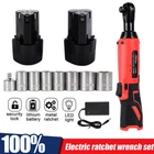 12V Cordless Electric Ratchet 3/8" Right Angle Impact Wrench Power Batteries New. Price: $36.59.