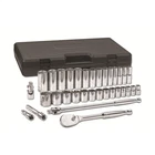 Gearwrench 33 Piece 1/2 Inch Drive 6 Point Standard & Deep Sae Mechanics Tool New. Price: $205.17.