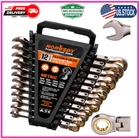 Horusdy 12-PIECE Metric Flex-head Ratcheting Wrench Set With Organizer New. Price: $48.98.