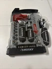 Husky 1/4 In. And 3/8 Stubby Ratchet Socket Set Sae/mm 46 Piece 532-135 Open. Price: $18.99.