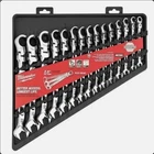 Milwaukee 48-22-9513 Flex Head Ratcheting Metric Combination Wrench Set 15 Pc New. Price: $235.00.