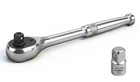 Horusdy 1/4" Drive 90-TOOTH Quick-release Ratchet 90T, Silver New. Price: $14.76.