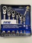 Teq Metric Ratcheting 7PC Wrench Set, Flexible Head Combination TP9900D New. Price: $44.00.