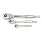 Gearwrench Piece 1/4", 3/8 And 1/2" Drive 90-TOOTH Quick Release Chrome New. Price: $140.99.