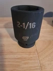 Gearwrench 84267 1" Drive 2-1/16 Deep Impact Socket Points Black Oxide New. Price: $70.00.