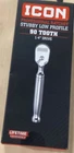 Icon Professional Ratchet Stubby Low Profile 90 Tooth 1/4'' Drive 56189 New. Price: $45.00.