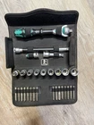Wera 05004049001 8100 Sb Zyklop Imperial Speed Ratchet Set, 3/8" Drive Used. Price: $125.00.