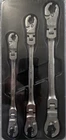 Teq 89098 3-PC Sae Ratcheting Flex Flare Nut Wrench Set New. Price: $38.00.