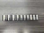 Armstrong 1/2 Inch Drive Metric 12PT Set Usa Gmtk - 10 Total Used. Price: $62.50.