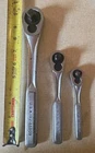 Craftsman *usa* 1/4", 3/8", & 1/2" Drive 3-PIECE Ratchet Set 44807, 44811, 44809 Used. Price: $56.99.