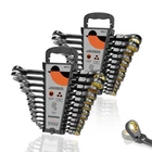 Suzume 24PIECE Metric And Sae Flex Head Ratcheting Wrench Set 72 Teeth Crv St... New. Price: $148.00.