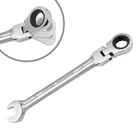 Harskiyer Flex Head Ratchet Wrench, 12 Point Chrome Vanadium 8MM, Silver New. Price: $6.99.