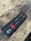 Icon Tools 1/4" Quick Release Ratchet Extension Swivel Head Set Foam New. Price: $60.00.