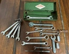 Vintage S-k Tools 1/4 Drive Ratchet 40970 Usa Metal Box With Many Wrenches Used. Price: $49.95.