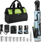 Workpro Cordless Electric Ratchet Wrench 3/8"12V 40FT-LBS Power W/9PC Socket Set New. Price: $69.99.