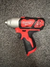 Milwaukee 2463-20 M12 Lithium-ion 3/8" Cordless Impact Wrench Tool Only Open. Price: $129.00.