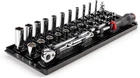 1/4 Inch Drive 12-POINT Socket And Ratchet Set With Rails Tray, 29 New. Price: $191.99.