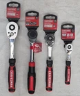 New Craftsman Comfort Grip Set 1/4, 3/8, Ratcheting Handle, & 1/2 Ratchets. Price: $85.00.