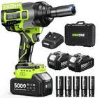 Robustrue Cordless Impact WRENCH,1475FT-LBS (2000N.M) 1/2 Inch, Green New. Price: $266.64.