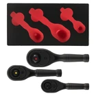 3PC Stubby Ratchet Set Quick Release 1/4 3/8 1/2 Drive Anti-corrosion 72T New. Price: $24.64.