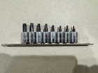 Proto Piece 3/8" Drive Bit Socket Set T15 T50 Torx, Made In Usa Used. Price: $54.00.