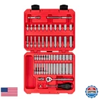Tekton 1/4 Inch Drive 6-POINT Socket And Ratchet Set Case 56-PIECE 5/32-9/16 New. Price: $202.30.