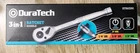 Duratech 3-IN-1 Ratchet Handle, 1/4 ", 3/8 1/2" Drive Wrench, Blue New. Price: $18.19.