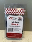 Natural Home 2PK 300LBS Ratchet Straps Open. Price: $11.51.