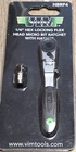 Vim 1/4" Hex Reversible Micro Locking Flex Head Ratchet W/1/4 Sq Adapter #HBRF4 New. Price: $39.99.