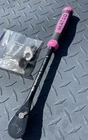 Matco Usa 3/8 Drive Pink Fixed Head Black Chrome Ratchet BFR118BPT + Kit New. Price: $244.95.