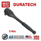 Duratech 1/4-IN Drive Ratchet, 90-TOOTH Quick-release Wrench, Reversible New. Price: $9.89.