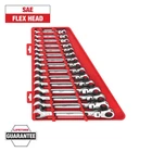 Milwaukee 48-22-9413 Flex Head Ratcheting Sae Combo Wrench Set 15 Pc(usa Dealer) New. Price: $237.77.