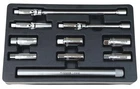 Platinum 10PC Magnetic Spark Plug Socket Set W/locking Swivel Extensions #99610 New. Price: $204.59.