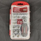 Husky 25PC Dual-sided 1/4 3/8 Stubby Ratchet Socket Set Tools Box Sae Metric Used. Price: $19.99.