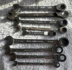 Mixed Brands Ratcheting Combination Wrench Lot 9 Pcmetric/sae Reversible Used. Price: $45.00.
