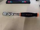 Snap On Tools FHF80A 3/8" Orange Soft Grip Flex Head Ratchet Used. Price: $149.99.
