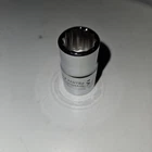 Proto J5224H Socket, Steel, Chrome, 9/16", 1/2" Drive 12 Point New. Price: $10.99.