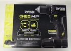 Ryobi Limited Edition Black 30TH Anniversary One+ Hp 18V Brushless Drill Kit New. Price: $150.00.