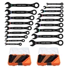 Klein Tools Ratcheting Combination Wrench Set Sae And Metric 18 Pieces New. Price: $149.98.