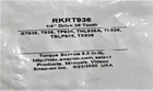 *new* Snap-on 1/4" Drive Tooth Ratchet Repair Kit RKRT936 TL936 TF936. Price: $23.95.
