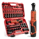 Cordless Electric Wrench With Socket Set, 3/8" Ratchet,... New. Price: $167.35.